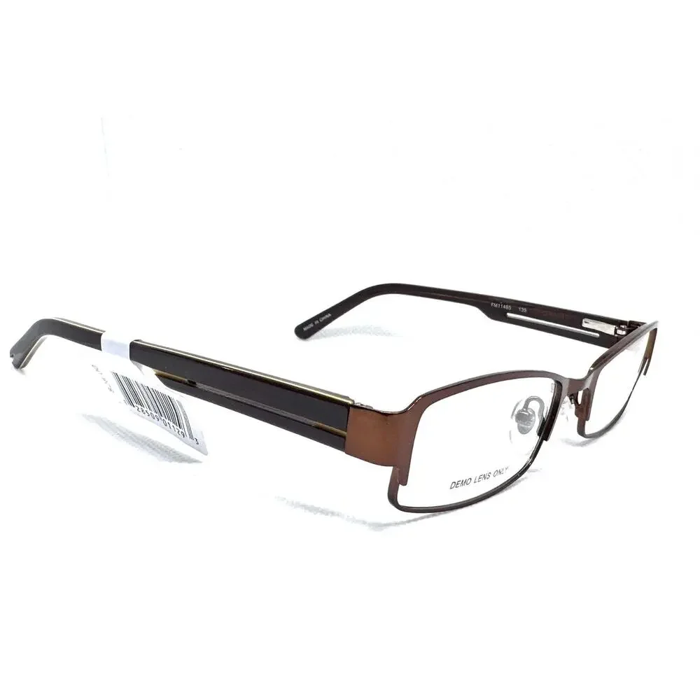 UNBRANDED YB-FM11465 BROWN EYEGLASSES FRAMES 50-17-135 NEW